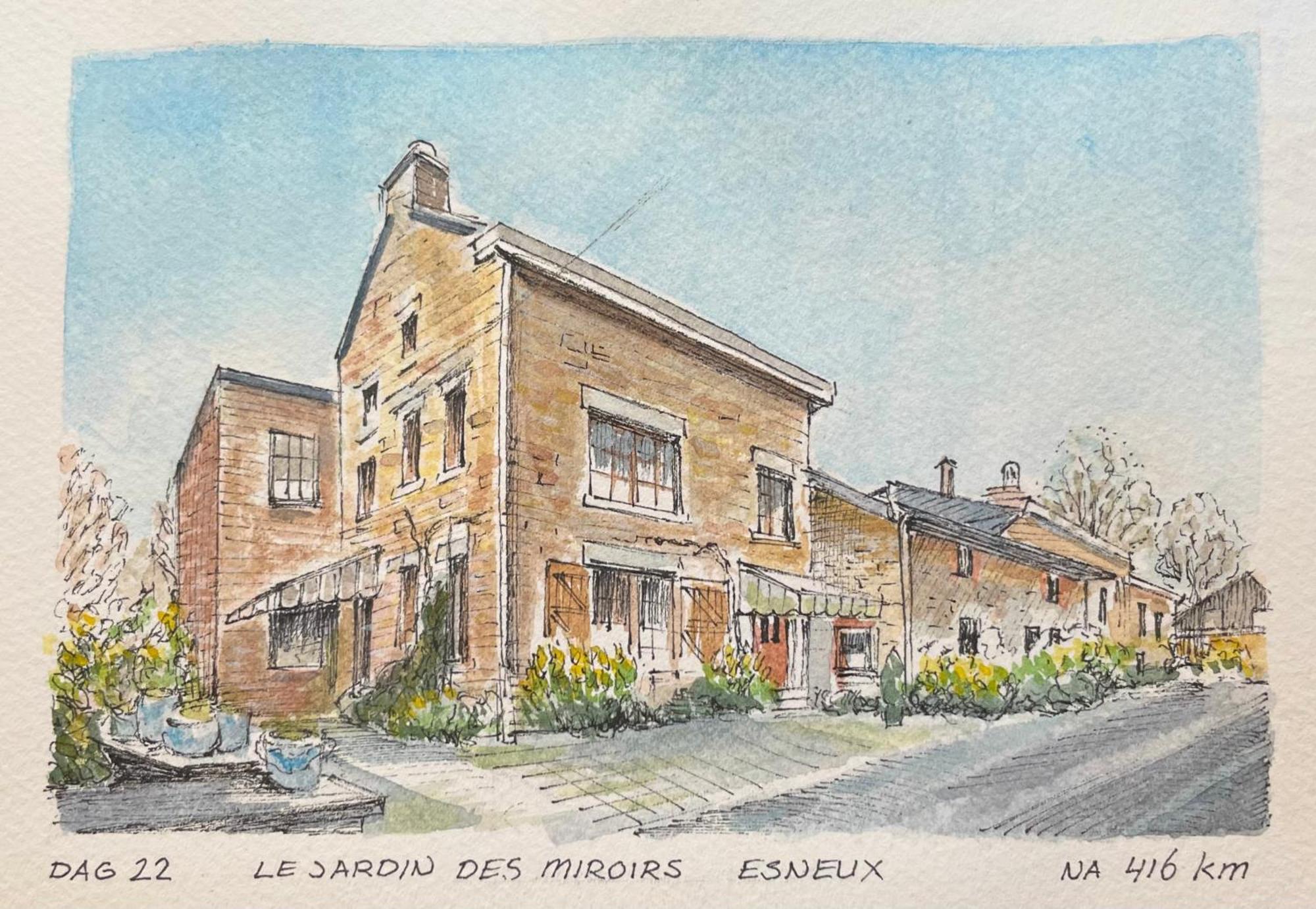 Le Jardin Des Miroirs Bed and Breakfast Esneux Eksteriør billede